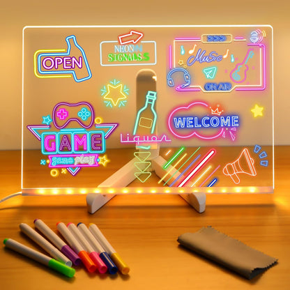 لوح رسم مضيء ملون بتقنية LED