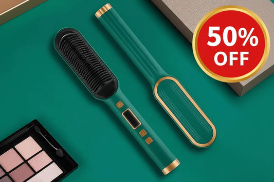 100% Original High-Quality Hair Straightener Comb – Safe for Daily Use